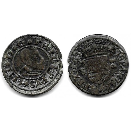 Felipe IV. 1663. 16 Maravedí (BC+) Ceca de Madrid S