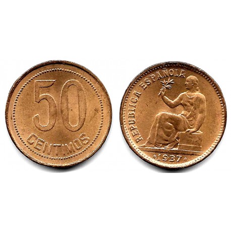 España (II República). 1937*(3-4). 50 Céntimos (EBC+)