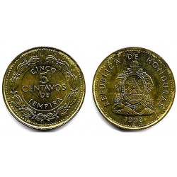 (72.3) Honduras. 1993. 5 Centavos de Lempira (EBC)