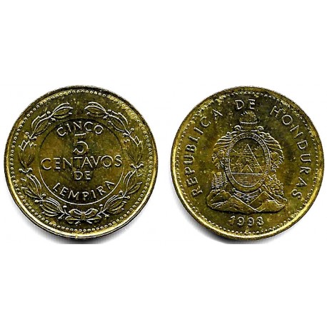 (72.3) Honduras. 1993. 5 Centavos de Lempira (EBC)