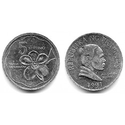 (239) Filipinas. 1991. 5 Sentimo (SC-)