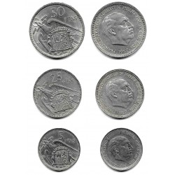 Estado Español. 1957*(BA). Serie Completa (BC+)