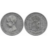 Alfonso XIII. 1891*(---91). 5 Pesetas (BC) (Plata) Ceca de Madrid PG-M