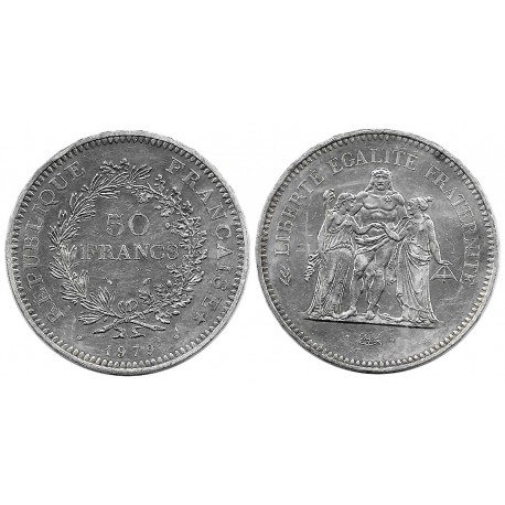 (941.1) Francia. 1979. 50 Francs (MBC+) (Plata)