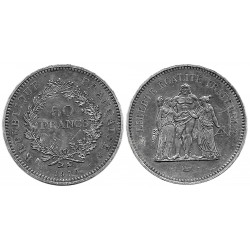 (941.1) Francia. 1979. 50 Francs (EBC-) (Plata)