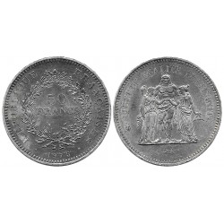 (941.1) Francia. 1975. 50 Francs (EBC) (Plata)