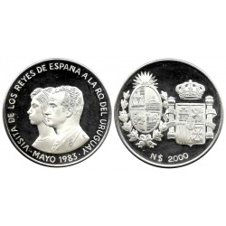 (131) Uruguay. 1983. 2000 Nuevos Pesos (EBC+) (Plata) 65 gr. de .900 Milésimas