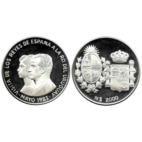 (131) Uruguay. 1983. 2000 Nuevos Pesos (EBC+) (Plata) 65 gr. de .900 Milésimas