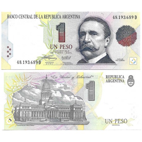 (339b) Argentina. 1992-94. 1 Peso (SC)