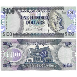 (36b) Guyana. 2012. 100 Dollars (SC)