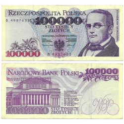 (160a) Polonia. 1993. 100000 Zlotych (MBC-)