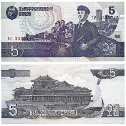 (40b) Corea del Norte. 1998. 5 Won (SC)