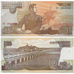 (41a) Corea del Norte. 1998. 10 Won (SC)