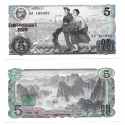 (19b) Corea del Norte. 1978. 5 Won (SC)