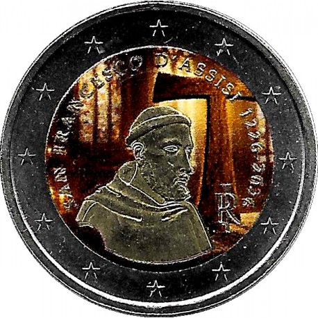 Italia. 2026. 2 Euro (SC) Coloreada