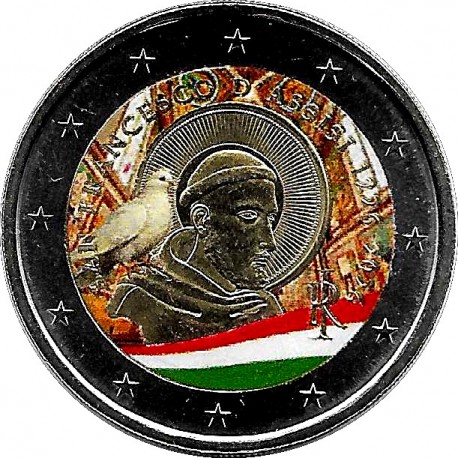 Italia. 2026. 2 Euro (SC) Coloreada