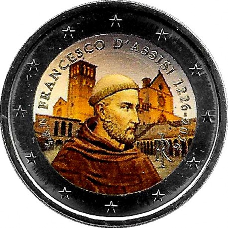 Italia. 2026. 2 Euro (SC) Coloreada
