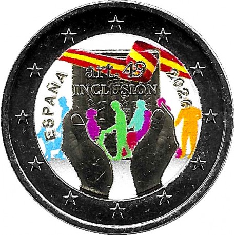 España. 2026. 2 Euro (SC) Coloreada
