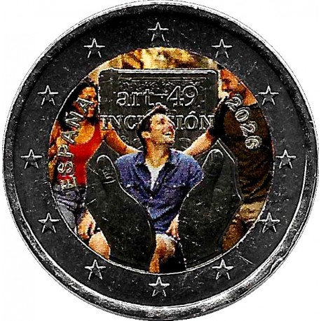 España. 2026. 2 Euro (SC) Coloreada