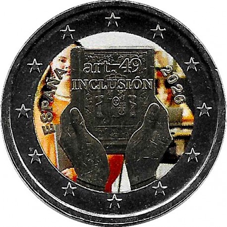 España. 2026. 2 Euro (SC) Coloreada