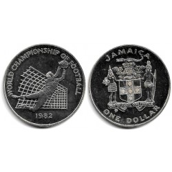 (96) Jamaica. 1982. 1 Dollar (EBC+)