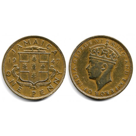 (32) Jamaica. 1947. 1 Penny (MBC-)