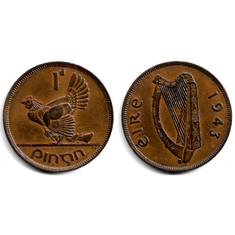 (11) Irlanda. 1943. 1 Penny (MBC)