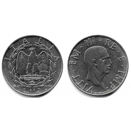 (78b) Italia. 1940. 2 Lira (EBC)