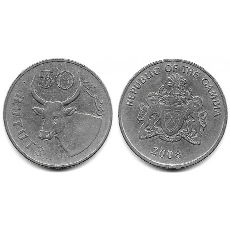 (58a) Gambia. 2008. 50 Bututs (BC+)