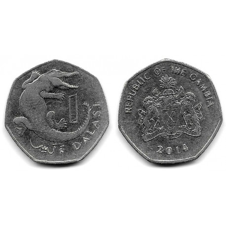 (59a) Gambia. 2014. 1 Dalasi (BC+)