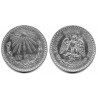 (455) Estados Unidos Mexicanos. 1938. 1 Peso (MBC) (Plata)