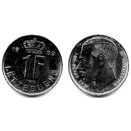 (63) Luxemburgo. 1989. 1 Franc (SC)