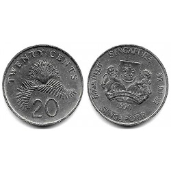 (52) Singapur. 1990. 20 Cents (EBC)