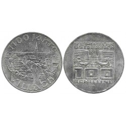 (2940) Austria. 1978. 100 Schilling (EBC) (Plata)