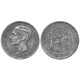 Alfonso XII. 1881*(18-81). 5 Pesetas (BC+) (Plata) Ceca de Madrid MS-M