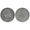 (749.13) Francia. 1845W. 5 Francs (MBC+) (Plata)