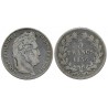 (749.2) Francia. 1836B. 5 Francs (BC+) (Plata)