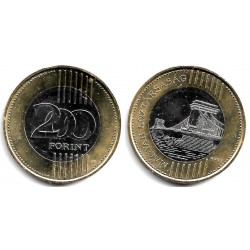 (826) Hungría. 2009. 200 Forint (EBC+)