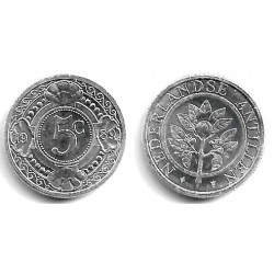 (33) Antillas Neerlandesas. 1989. 5 Cents (SC)