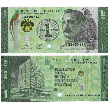 (W129) Guatemala. 2023. 1 Quetzal (SC-)