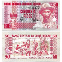 (10) Guinea-Bissau. 1990. 50 Pesos (SC)