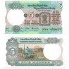 (80p) India. 1975-2002. 5 Rupees (SC)