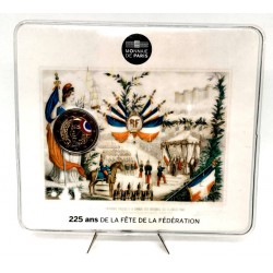 Francia. 2015. 2 Euro (SC) Coincard, Coloreada
