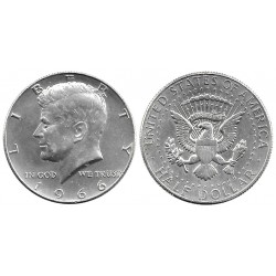 (202a) Estados Unidos de América. 1966. Half Dollar (EBC) (Plata)