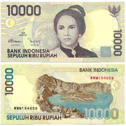 (137d) Indonesia. 2001. 10000 Rupiah (SC)