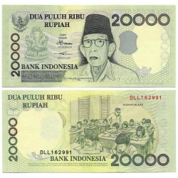 (138d) Indonesia. 2001. 20000 Rupiah (SC)