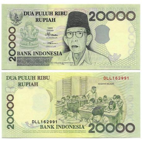 (138d) Indonesia. 2001. 20000 Rupiah (SC)