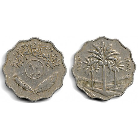 (126) Iraq. 1967. 10 Fils (BC)