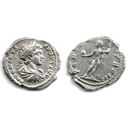 Caracalla. 198-217 d.C. Denario (MBC+) (Plata)