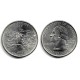(335) Estados Unidos de América. 2002(P). Quarter Dollar (SC) Mississippi